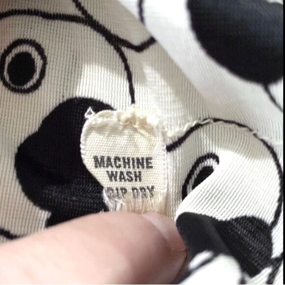 Vintage Parrot Print Slinky Belted Tank Top Sz S - Picture 11 of 12